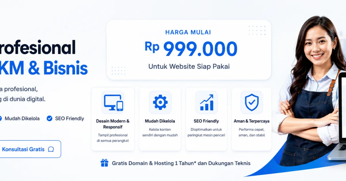 Ilustrasi layanan pembuatan website bisnis VEINTECH